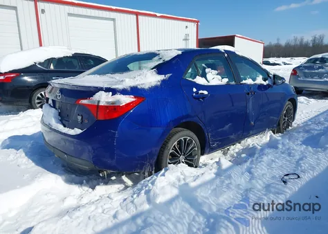 2015 Toyota Corolla S Plus from USA, damaged, VIN 2T1BURHE8FC389731